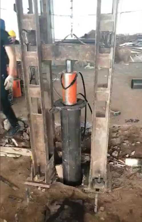 忻州静乐县钢管桩加固